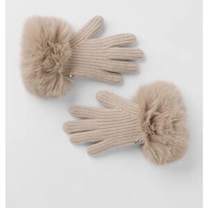 NWT Alo Courchevel Cashmere Gloves in Oat Heather